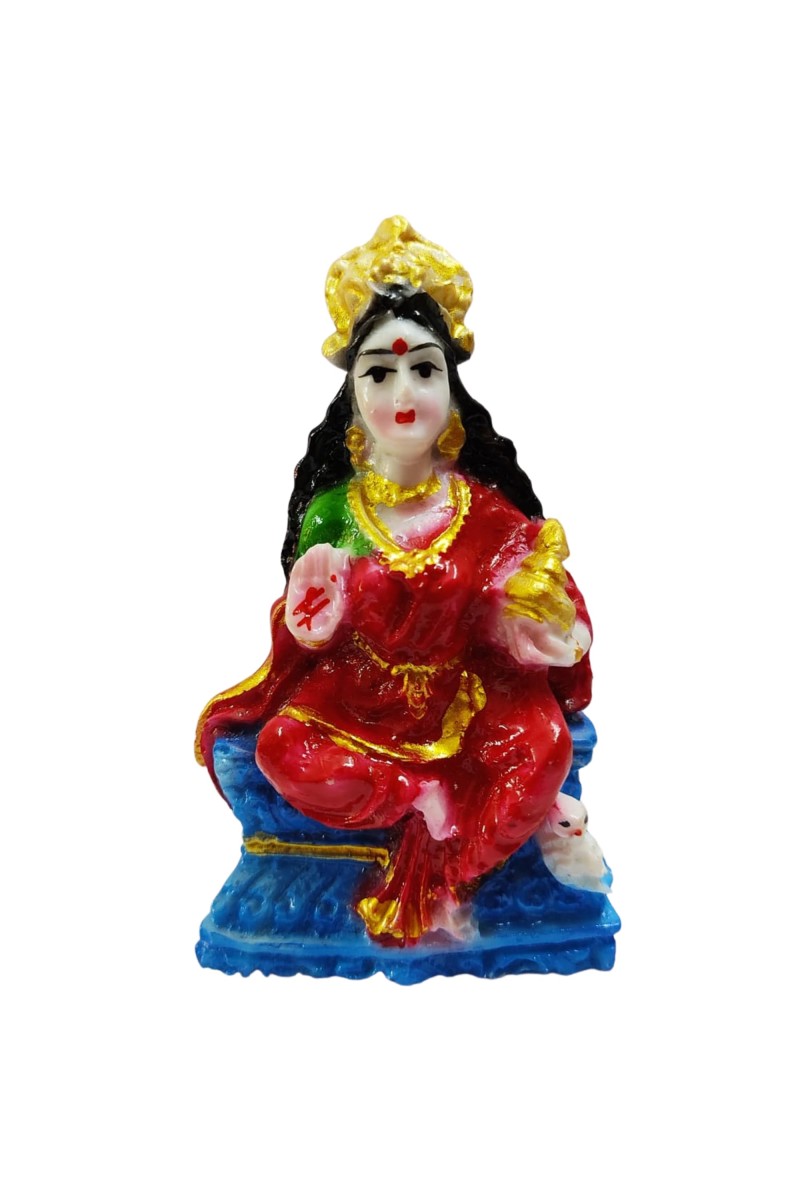 Hi Tech Sales Shree Laxmi Devi/MATA Murti/God Idol/Statue/Figurine/Showpiece || Laxmi Murti for Temple/Pooja, Decoration, Home, Study Room || Handcrafted, Material - Resin (4 Inch)