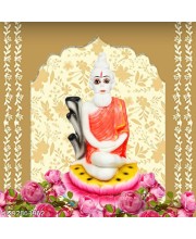 Beautiful Statue Idol Lokenath Baba Murti for Pooja, Room, Home Decoration - 7inch