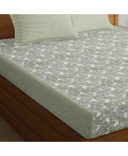 Hitech Sales Green Polycotton Double Bedsheet | Soft, Durable & Fade-Resistant | Ideal for Double Bed | Easy Care & Washable