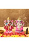 Laxmi Ganesh Murti for Diwali Puja | Hindu Goddess Laxmi & God Ganesha Idol | Home, Office & Temple Decoration | Spiritual Gift Item for Festivals