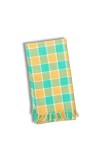 Hitech Sales Cotton Handloom Towels, Heavy Quality Bath, Face & Hand Towels (Pack of 1, Multi-Color, Size 30 x 60 cm) (Yellow Checked)