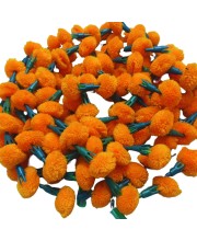 Hitech Sales 10 Woolen Artificial Long Marigold Fluffy Flower Garland Strings for Home Decoration, Pooja Mandir Decor Genda Phool for Wedding and Festivals, Diwali (40 inch) (Orange) Hitech Sales 10 Woolen Artificial Long Marigold Fluffy Flower Garland Strings for Home Decoration, Pooja Mandir Decor Genda Phool for Wedding and Festivals, Diwali (40 inch) (Orange)