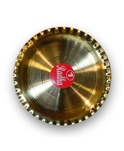 Small BHOG Plate Or Thala Brass Metal for Home,Office and Temple Puja Radha