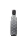Diamond Crystal Design Latest Water Bottle for Fridge, for Home Office Gym School Boy & Girl, Unbreakable 1000 ml Bottle (Pack of 1, Black, Plastic)