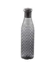 Diamond Crystal Design Latest Water Bottle for Fridge, for Home Office Gym School Boy & Girl, Unbreakable 1000 ml Bottle (Pack of 1, Black, Plastic)