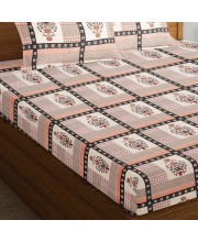 Hitech Sales Maroon Microfiber Double Bedsheet | Soft, Durable & Fade-Resistant | Ideal for Double Bed | Easy Care & Washable