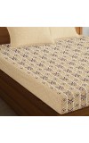 Hitech Sales Brown Polycotton Double Bedsheet | Soft, Durable & Fade-Resistant | Ideal for Double Bed | Easy Care & Washable