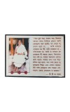 Hitech Sales Maa Sarada Devi with her Words, Writing in Laminated Photo Frame with Plywood Inside, for Pooja, Home, Room, Office Or Study Table, and Gift (Wall and Tabletop, 12.4 x 17.5 inches)