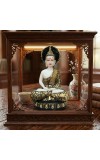 Meditating Buddha Statue – Peaceful Buddha Idol for Home Decor – Resin Meditation Figurine for Living Room, Office Desk, Zen Decor & Spiritual Gifting