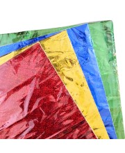 Holographic Gift Wrapping Sheets – Assorted Metallic Colors, Shiny Decorative Wrap for Gifts, Crafts and DIY Projects (100)