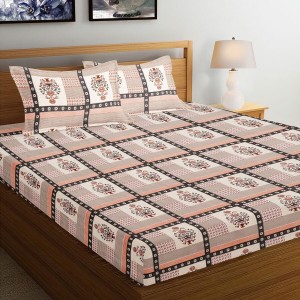 Hitech Sales Maroon Microfiber Double Bedsheet | Soft, Durable & Fade-Resistant | Ideal for Double Bed | Easy Care & Washable