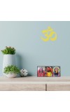 Hitech Sales Maa Tara, Maa Kali, Bhagwan Vishwakarma ji Laminated Photo Frame with Plywood Inside, for Pooja, Home, Room, Office Or Study Table, and Gift (Wall and Tabletop, 3.6 x 7.6 inches)