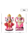 Laxmi Ganesh Murti for Diwali Puja | Hindu Goddess Laxmi & God Ganesha Idol | Home, Office & Temple Decoration | Spiritual Gift Item for Festivals