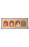 Hitech Sales Swami Vivekananda, Ramakrishna Paramahans, Maa Sarada, Maa Kali Spiritual Decor for Home, Temple, Office (Size - 16 x 6 x 0.5 inches)
