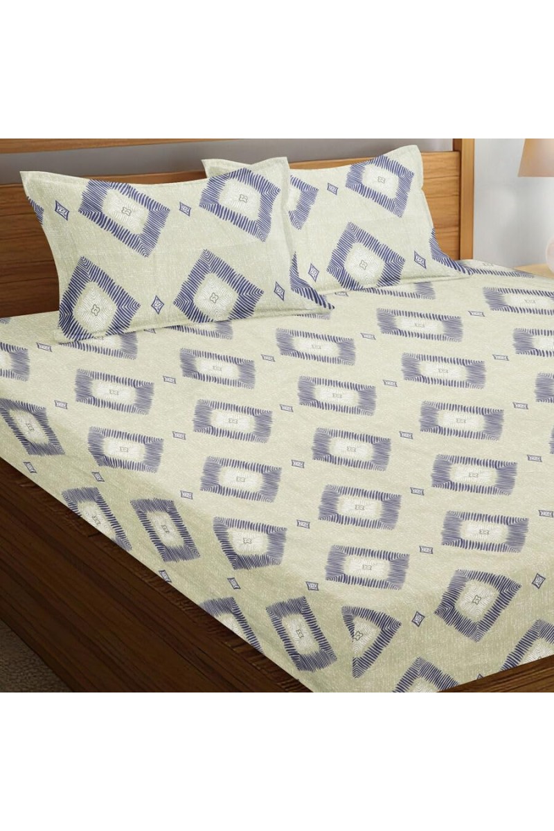 Hitech Sales Microfiber Double Bedsheet -Green | Soft, Durable & Fade-Resistant | Ideal for Double Bed | Easy Care & Washable