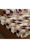 Hitech Sales Brown Microfiber Double Bedsheet | Soft, Durable & Fade-Resistant | Ideal for Double Bed | Easy Care & Washable