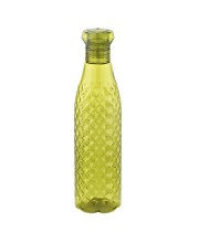 Hi Tech Sales Diamond Design Fridge Water Bottle for Office, Sports, School, Travelling, Gym, Yoga. BPA and Leak Free (1000 ml - Set of 1 Plastic, Unbreakable)