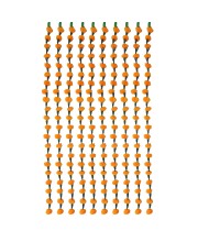 Hitech Sales 10 Woolen Artificial Long Marigold Fluffy Flower Garland Strings for Home Decoration, Pooja Mandir Decor Genda Phool for Wedding and Festivals, Diwali (40 inch) (Orange)