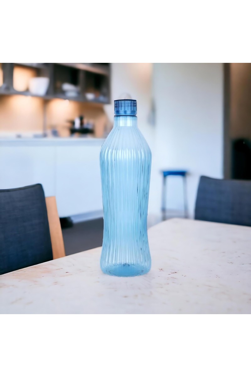 Fridge Water Bottle 1L | Reusable, Leak-Proof, BPA-Free | Durable Polypropylene Bottle for Home, Gym, Office, Travel, Home and Outdoor Use & Also for Daily Use, Pack of 1 (Blue)