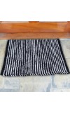 Hi Tech Sales Anti Slip Floor Water Absorbent Door Mat, Bathmat & Home, Kitchen, Office Entrance Mats (Rectangular, Black & White, 38 x 58 cm)