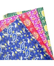 HiTechMart Floral Gift Wrapping Sheets – Assorted Vibrant Designs, Premium Decorative Paper for Gifts, Crafts & Special Occasions (10)