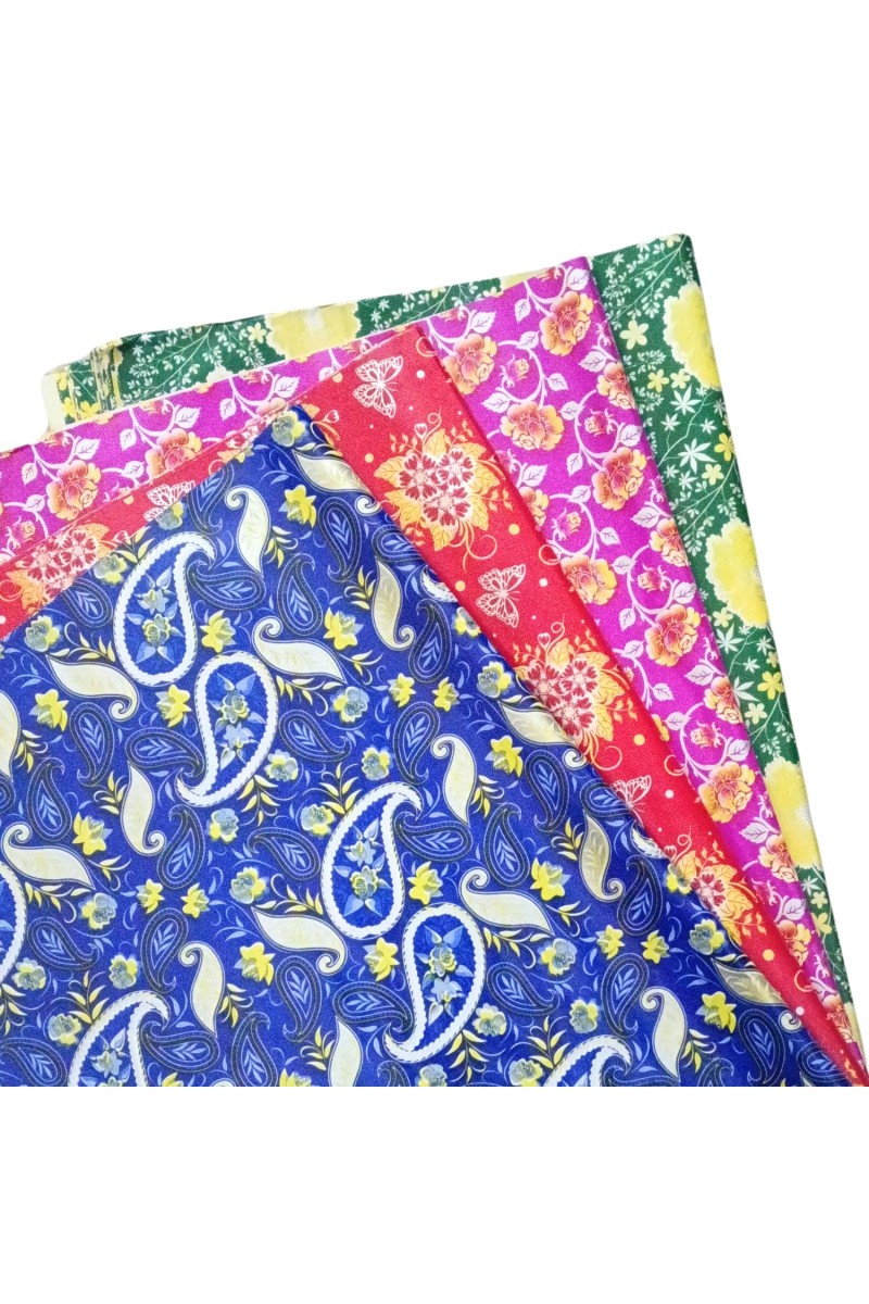HiTechMart Floral Gift Wrapping Sheets – Assorted Vibrant Designs, Premium Decorative Paper for Gifts, Crafts & Special Occasions (50)