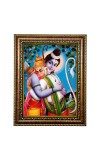 Hi Tech Sales Hanuman ji with Bhagwan Shiv Laminations Photo Frame for Table, Study & Living Room, Gifts : Divine Blessings for Your Home (Synthetic Wood Base and Front face - Glass) (7 x 9)