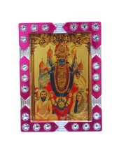 Hitech Sales Mini Decorative Ramakrishna Paramahansa, Sarada Devi with Maa Kali Photo Frame for Home, Office Décor and Card dasboard (6 x 8 cm – 1 Pcs)