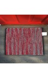 Hi Tech Sales Cotton Anti Slip Floor Water Soak Door Mat (Rectangular) Bathmat Entrance & Home, Kitchen, Office Entrance Mats (58 x 38 cm, Red)