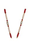 Hitech Sales Artificial Pearl and Bead Decorative Garland Mala for Pooja, Mandir, Home Decor, and Festivals | Multicolor Design with Pendant Hanging