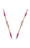 Hitech Sales Artificial Pearl and Bead Decorative Garland Mala for Pooja, Mandir, Home Decor, and Festivals | Multicolor Design with Pendant Hanging