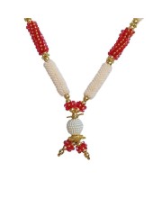 Hitech Sales Artificial Pearl and Bead Decorative Garland Mala for Pooja, Mandir, Home Decor, and Festivals | Multicolor Design with Pendant Hanging