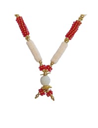 Hitech Sales Artificial Pearl and Bead Decorative Garland Mala for Pooja, Mandir, Home Decor, and Festivals | Multicolor Design with Pendant Hanging