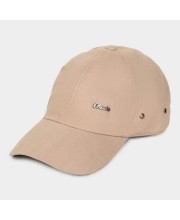 Brink Men's Cotton Cap Stylish & Comfortable Adjustable Baseball Hat for Outdoor, Casual & Sports Wear Beige