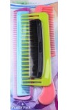 Hair Combs Set – Pack of 5 Unisex Combs for Men & Women | Includes Pocket,Wide Tooth Shampoo, Dressing, Handle & Ladies
