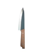 Stainless Steel Kitchen Knife with Wooden Handle – Razor Sharp Multipurpose Chef Utility Knife for Cutting, Slicing & Chopping (Medium)