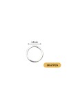 Round Stainless Steel Split Rings for Craft & Jewelry Making (30 Pcs) | Strong Jump Rings for Keychains, DIY Projects, Art & Repair Work – Silver Finish