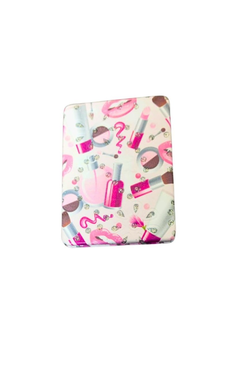 Makeup Mirror, Vanity Mirror for Cosmetic Application,Pocket Mirror, Small Travel Mirror with Magnification, Portable Double-Sided Magnifying Cosmetic Mirror for Daily (White)