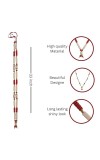 Hitech Sales Artificial Pearl and Bead Decorative Garland Mala for Pooja, Mandir, Home Decor, and Festivals | Multicolor Design with Pendant Hanging