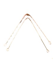 Pure Copper Tongue Cleaner Scraper – 100% Natural Oral Hygiene Tool – Rust-Free, Durable, Eco-Friendly Tongue Scraper for Fresh Breath – Ayurvedic Dental Care for Adults & Kids – 2 Pack