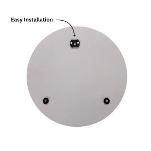 Sleek Round Bathroom/Basin Mirror | Wall Mounted Mirror for Home, Bedroom and Bathroom Reflective Surface | Ideal for Modern Bathrooms (16X20)