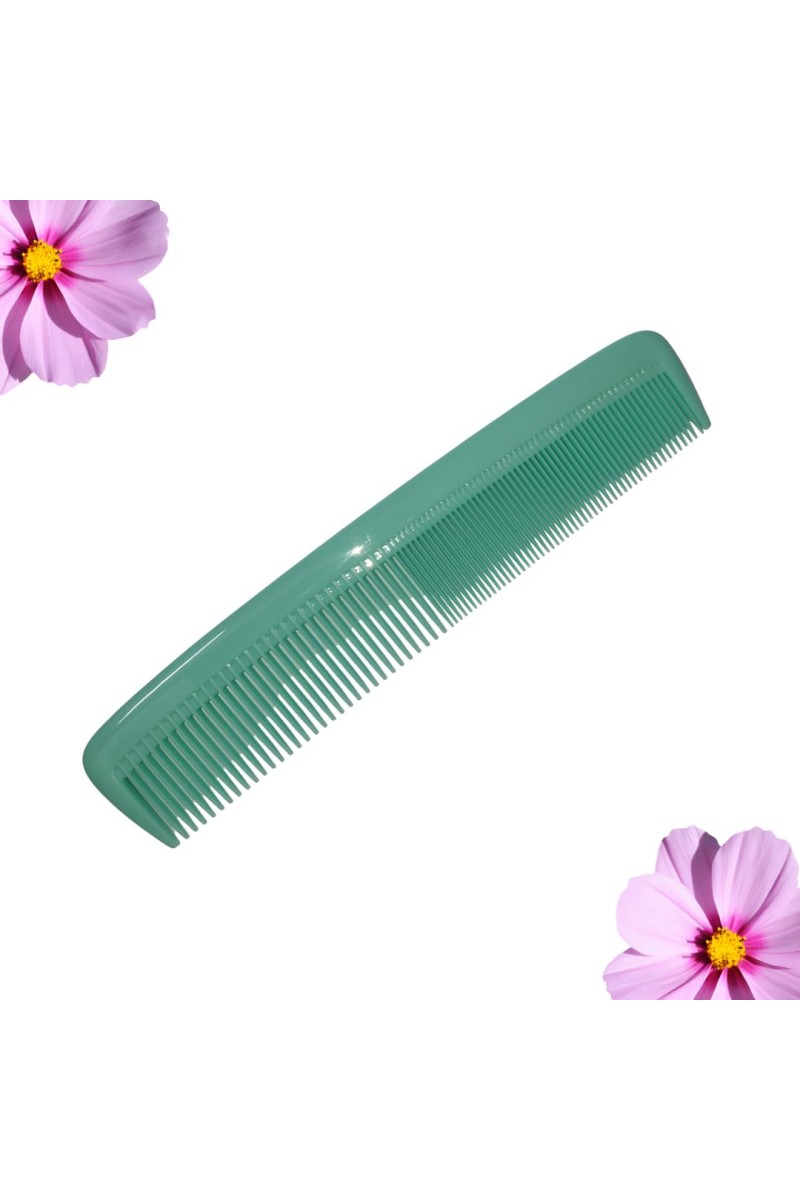 Hi Tech Sales Grooming Hair Combs for Men and Women Wide Tooth Comb Detangling Frizz off detangler hair comb for Curly, long Hair & any type Hair, Wet, Dry. Shampoo Comb. Pack of 1 (Green)