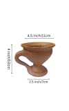 Handcrafted Clay Dhunuchi for Puja – Traditional Terracotta Incense Holder for Religious Rituals & Ceremonies
