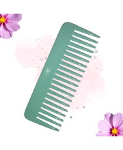Hi Tech Sales Hair Wide Tooth Comb Detangling Frizz off detangler hair comb for Curly, long Hair & any type Hair, Wet, Dry. Shampoo Comb. Pack of 1 (Green)
