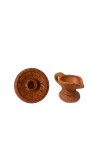Handcrafted Terracotta Dhoop Daani Stand with Diya Pradeep - Traditional Indian Incense Holder & Oil Lamp for Pooja, Meditation, and Home Decor, Religious Rituals