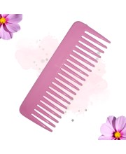 Hi Tech Sales Hair Wide Tooth Comb Detangling Frizz off detangler hair comb for Curly, long Hair & any type Hair, Wet, Dry. Shampoo Comb. Pack of 1 (Pink)
