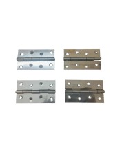 Stainless Steel Door Hinges – Heavy Duty Butt Hinges for Doors, Cabinets & Furniture | Rust-Resistant Smooth Movement | Pack of 4 (4x2.5 inch) (Medium)