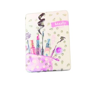 Makeup Mirror, Vanity Mirror for Cosmetic Application,Pocket Mirror, Small Travel Mirror with Magnification, Portable Double-Sided Magnifying Cosmetic Mirror for Daily (Candy Pink)
