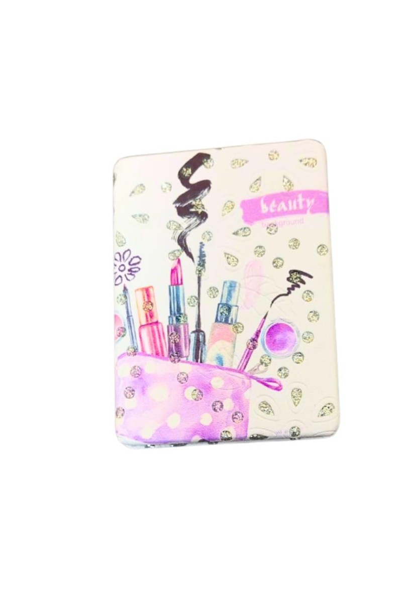 Makeup Mirror, Vanity Mirror for Cosmetic Application,Pocket Mirror, Small Travel Mirror with Magnification, Portable Double-Sided Magnifying Cosmetic Mirror for Daily (Candy Pink)