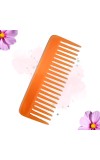 Hi Tech Sales Hair Wide Tooth Comb Detangling Frizz off detangler hair comb for Curly, long Hair & any type Hair, Wet, Dry. Shampoo Comb. Pack of 1 (Orange)